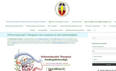 Schermafbeelding van albican.nl