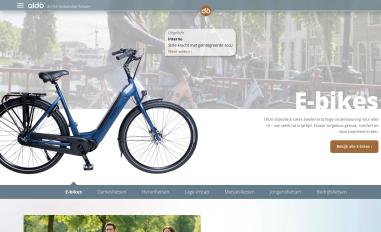 Schermafbeelding van aldofietsen.nl