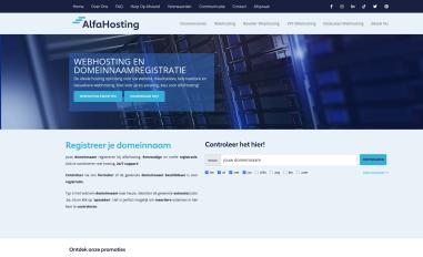 Schermafbeelding van alfahosting.be