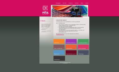 Schermafbeelding van alfazeefdruk.be