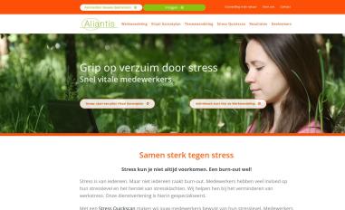 Schermafbeelding van aliantis.nl