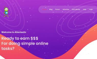 Schermafbeelding van alientastic.com