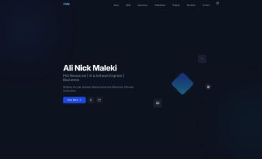 Schermafbeelding van alinickmaleki.com