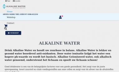 Schermafbeelding van alkalinewaters.nl