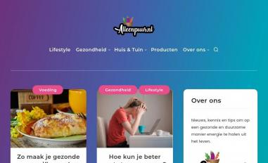 Schermafbeelding van alleenpuur.nl