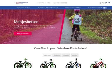 Schermafbeelding van allekinderfietsen.com