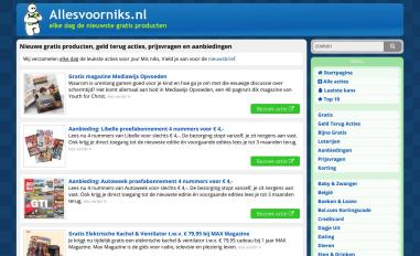 Schermafbeelding van allesvoorniks.nl