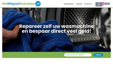 Schermafbeelding van allewitgoedonderdelen.nl