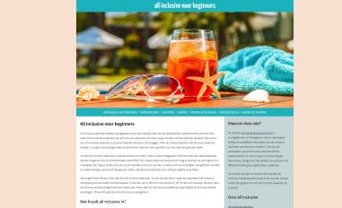 Schermafbeelding van allinclusivevoorbeginners.nl