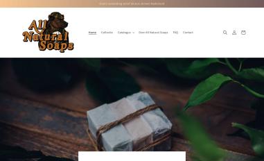 Schermafbeelding van allnaturalsoaps.nl