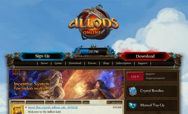 Schermafbeelding van allods.my.games