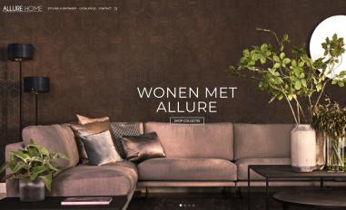 Schermafbeelding van allurehome.nl
