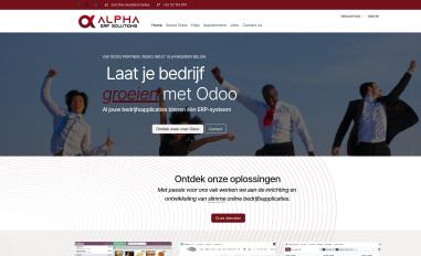 Schermafbeelding van alpha-erp.be