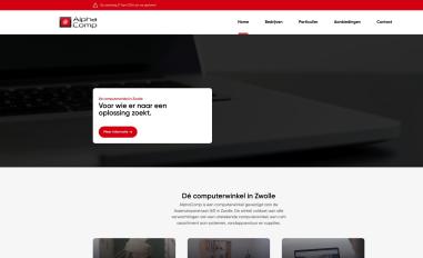 Schermafbeelding van alphacomp.nl