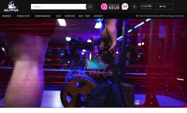 Schermafbeelding van alphasupps.nl