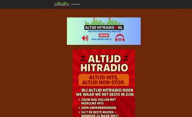 Schermafbeelding van altijdhitradio.nl