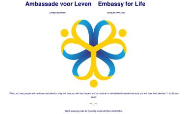 Schermafbeelding van ambassadevoorleven.nl