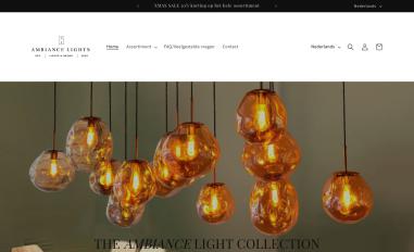 Schermafbeelding van ambiancelights.nl