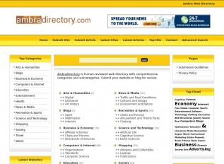 Schermafbeelding van ambradirectory.com