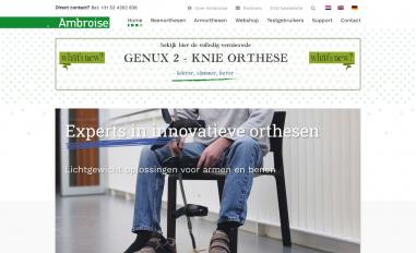 Schermafbeelding van ambroise.nl