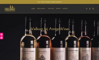 Schermafbeelding van amigowines.nl
