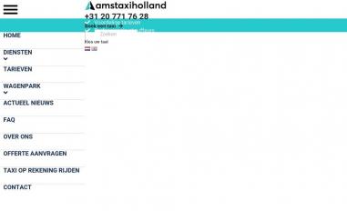 Schermafbeelding van amstaxiholland.nl