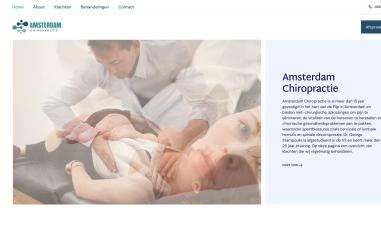 Schermafbeelding van amsterdamchiropractie.nl