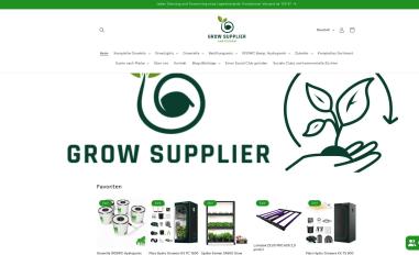 Schermafbeelding van amsterdamgrowsupplier.de