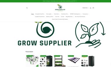 Schermafbeelding van amsterdamgrowsupplier.nl