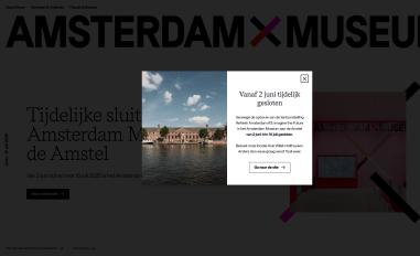 Schermafbeelding van amsterdammuseum.nl