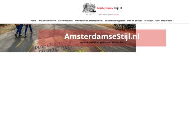 Schermafbeelding van amsterdamsestijl.nl