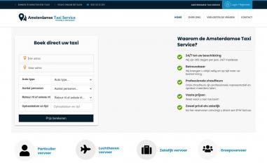Schermafbeelding van amsterdamsetaxiservice.nl