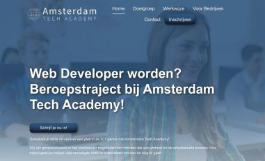 Schermafbeelding van amsterdamtechacademy.nl