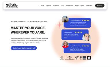 Schermafbeelding van amsterdamvocalcoaching.com