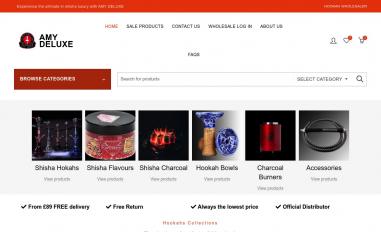 Schermafbeelding van amydeluxe.co.uk