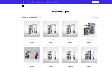 Schermafbeelding van anabolenkopen.pro