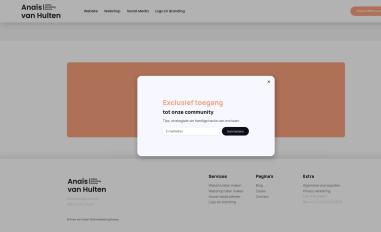 Schermafbeelding van anaisvanhulten.nl
