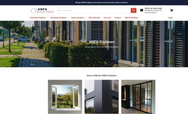 Schermafbeelding van anfakozijnen.nl