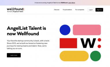 Schermafbeelding van angel.co