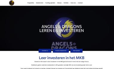 Schermafbeelding van angelsanddragons.com