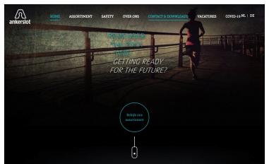 Schermafbeelding van ankerslot.nl