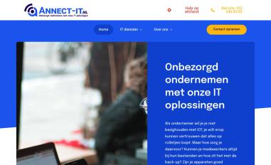 Schermafbeelding van annect-it.nl