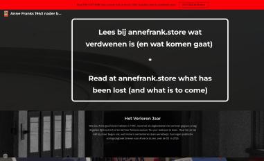 Schermafbeelding van annefrank.store
