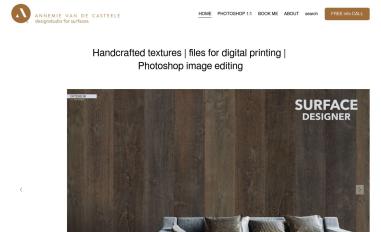 Schermafbeelding van annemievandecasteele.com