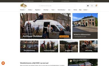 Schermafbeelding van antilopeoutdoor.nl
