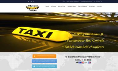 Schermafbeelding van antwerpentaxicentrale.be