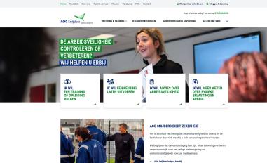 Schermafbeelding van aoc-snijders.nl