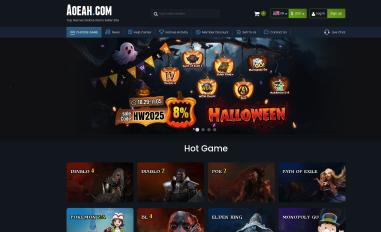 Schermafbeelding van aoeah.com