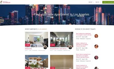 Schermafbeelding van apartments-losangeles.com