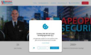 Schermafbeelding van apeoplesecurity.nl